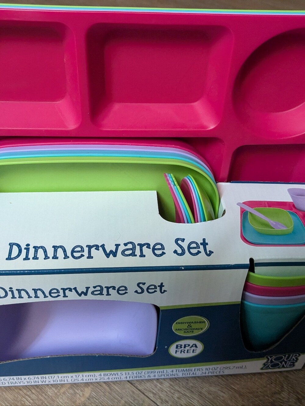 Kids Dinnerware Set or snack Time Table Set